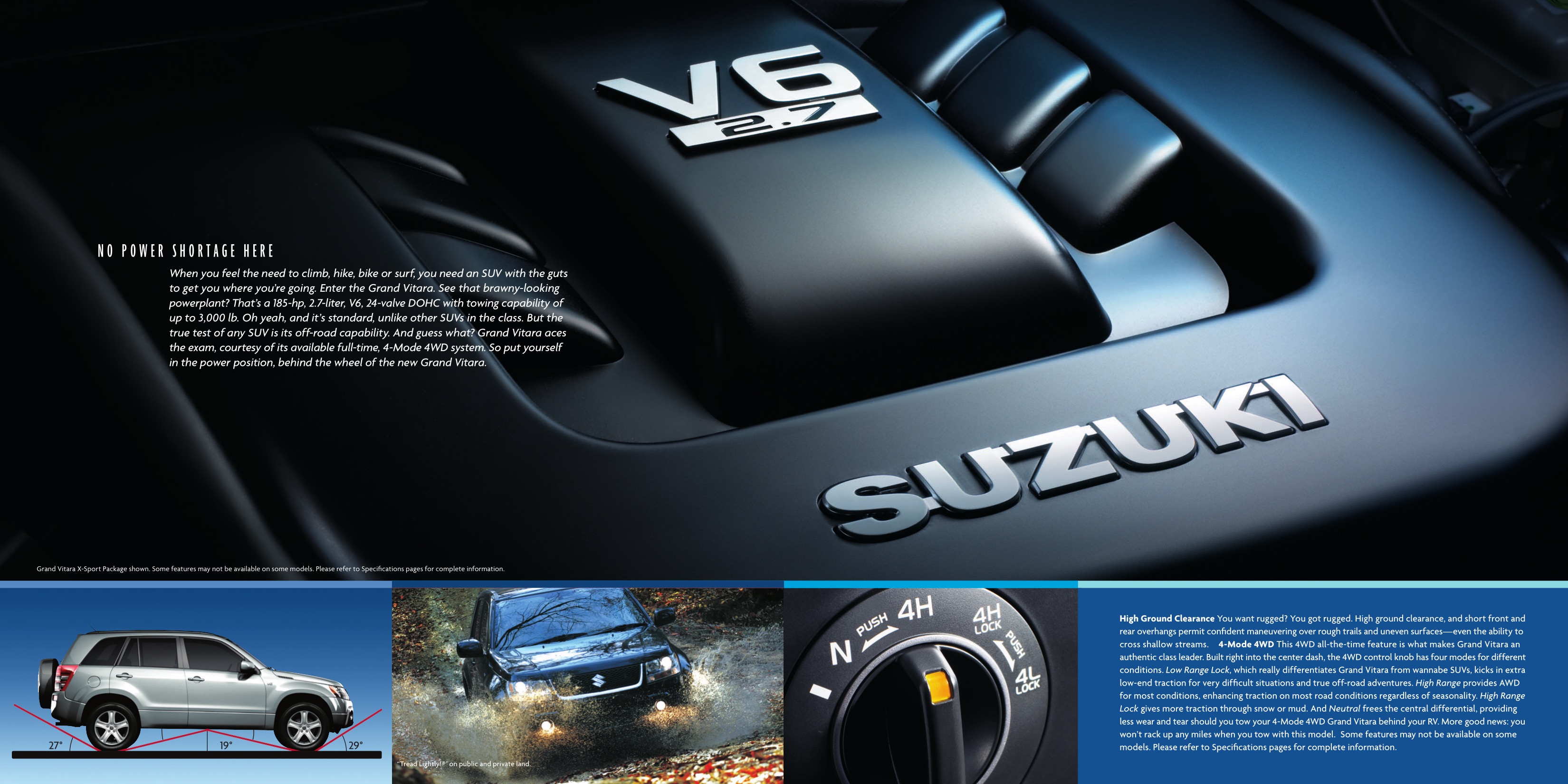 2007 Suzuki Grand Vitara Brochure Page 4